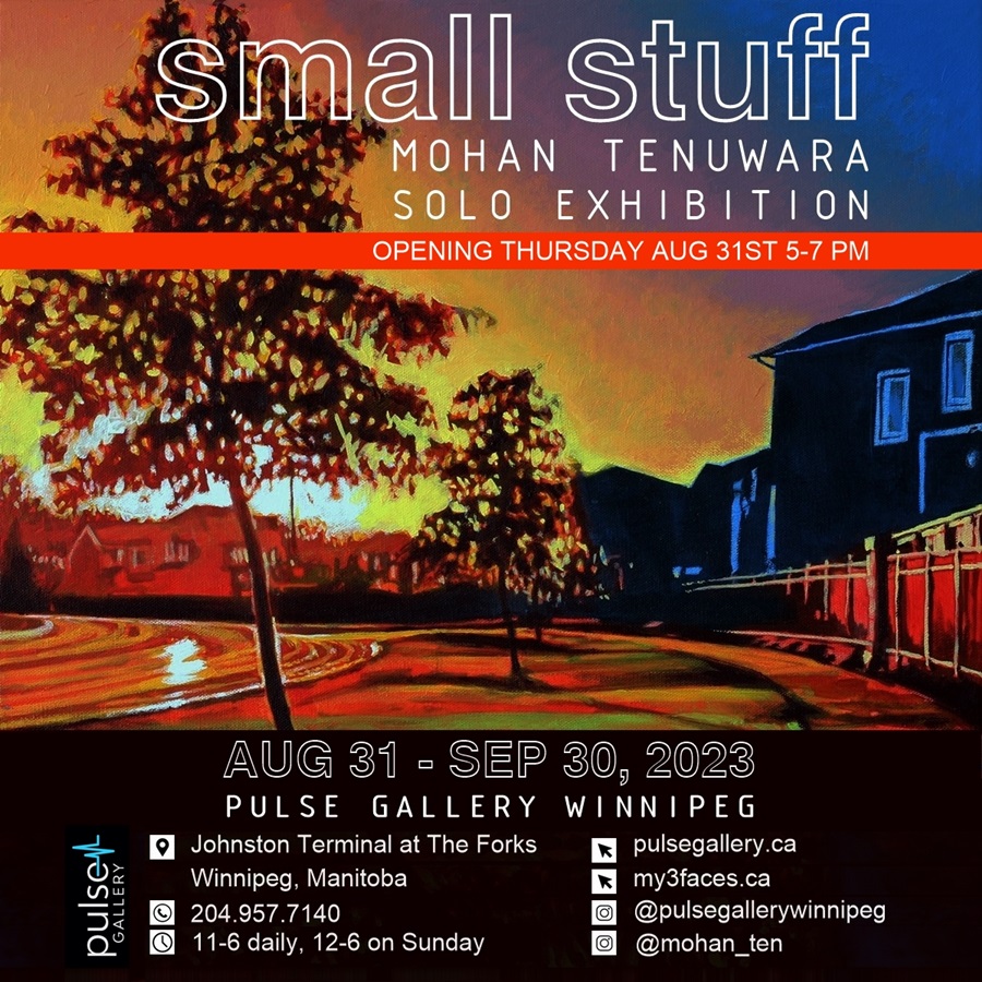 2023 Fall Solo Art Exhibition “Small Stuff”, Pulse Gallery, Winnipeg, Manitoba